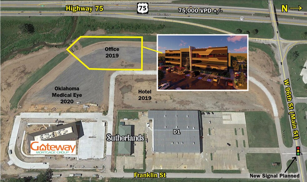 Primary Photo Of 204 S Gateway Pl, Jenks Medical For Lease