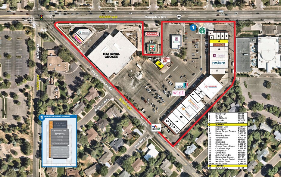 More Photos Of 4950-5074 E Hampden Ave, Denver Unknown For Lease