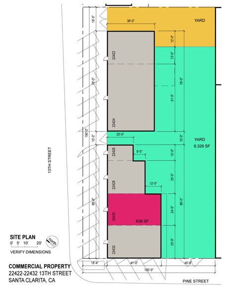 More Photos Of 22422-22432 13th St, Santa Clarita Storefront Retail Office For Lease
