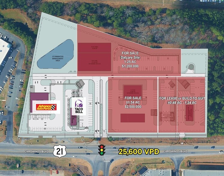More Photos Of 3133-3139 US HWY 21, Fort Mill Land For Lease