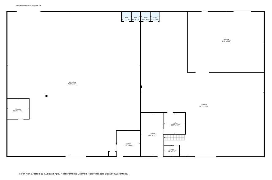 More Photos Of 1827 Killingsworth Rd, Augusta Warehouse For Lease