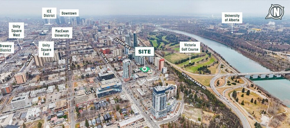 Primary Photo Of 12302 Jasper Av NW, Edmonton Land For Sale