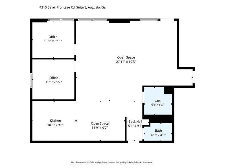 More Photos Of 4310 Belair Frontage Rd, Augusta Office For Lease