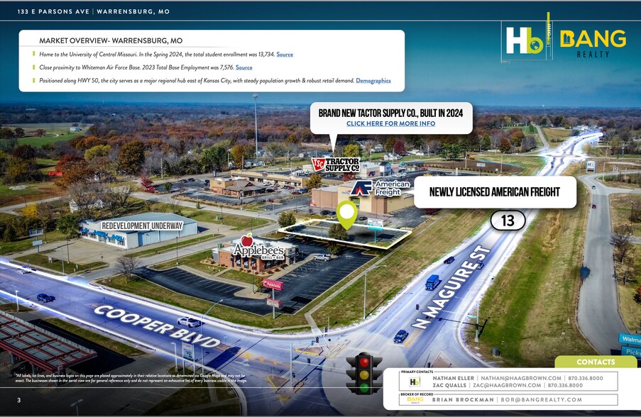More Photos Of 133 E Parsons Ave, Warrensburg Land For Lease