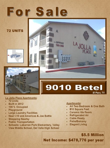 More Photos Of 9010 Betel Dr, El Paso Apartments For Sale