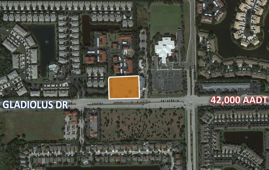 Primary Photo Of 9680 Gladiolus Dr, Fort Myers Land For Sale