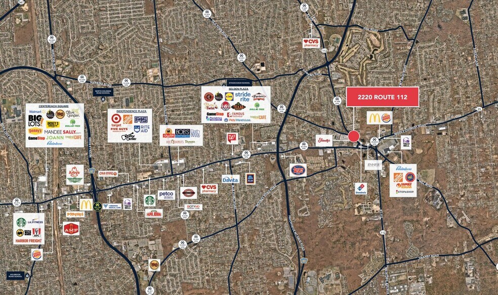 More Photos Of 2220 Route 112, Coram Land For Lease