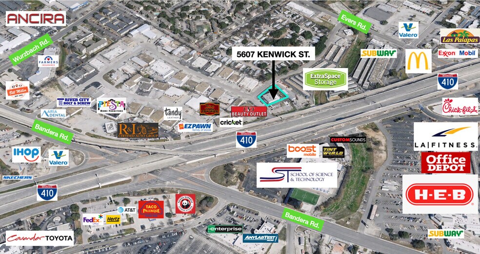 More Photos Of 5607 Kenwick St, San Antonio Showroom For Sale