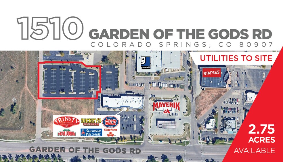 Primary Photo Of 1510 Garden of the Gods Rd, Colorado Springs Land For Sale