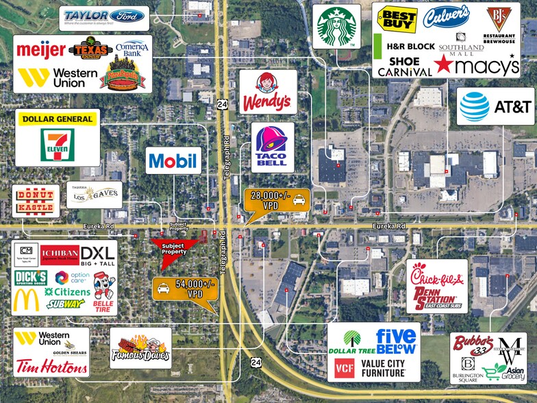 More Photos Of 24105 Eureka Rd, Taylor Restaurant For Sale