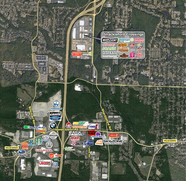 More Photos Of 10623 Colonel Glenn Rd, Little Rock Land For Lease