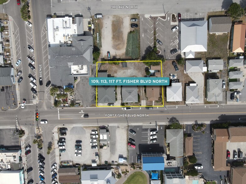 More Photos Of 109-113 117 Fort Fisher Blvd N, Kure Beach, Kure Beach Land For Sale