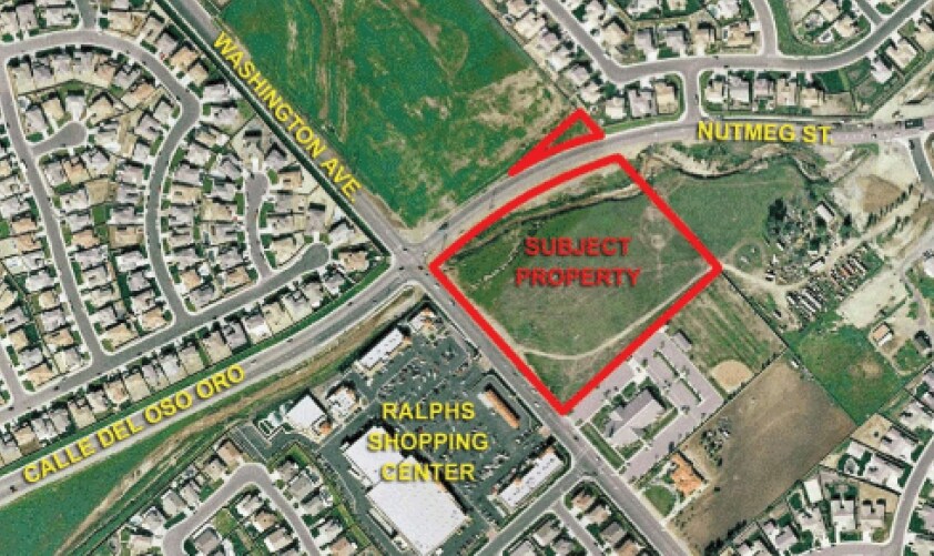 Primary Photo Of Nutmeg St @ Washington St., Murrieta Land For Sale