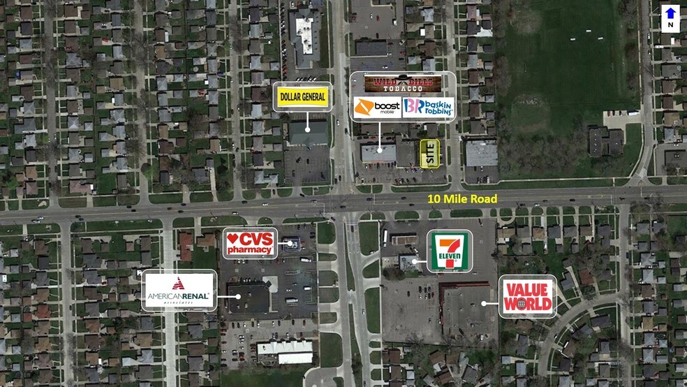More Photos Of 18703 E 10 Mile Rd, Roseville Storefront For Lease