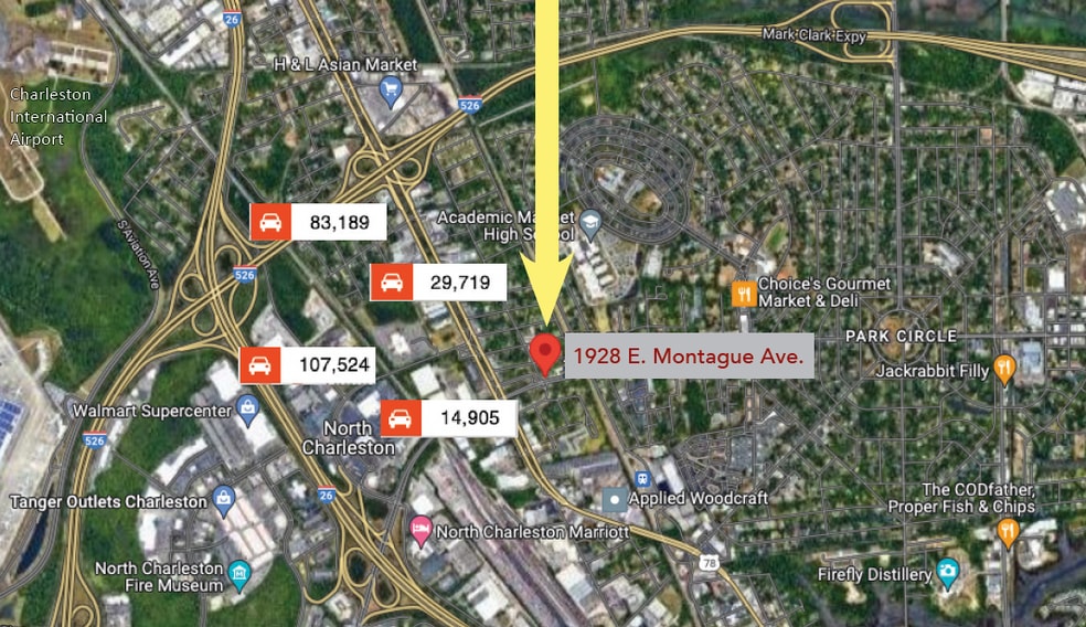 More Photos Of 1924-1928 E Montague Ave, North Charleston Flex For Lease