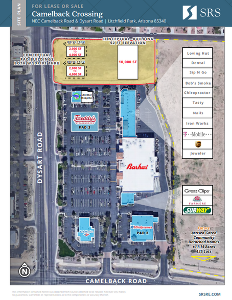 Primary Photo Of Nec Camelback Rd & Dysart Rd, Litchfield Park Storefront For Sale