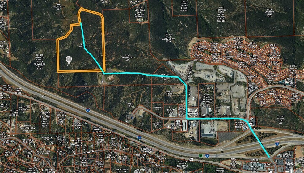 Primary Photo Of TAVERN RD, Alpine Land For Sale