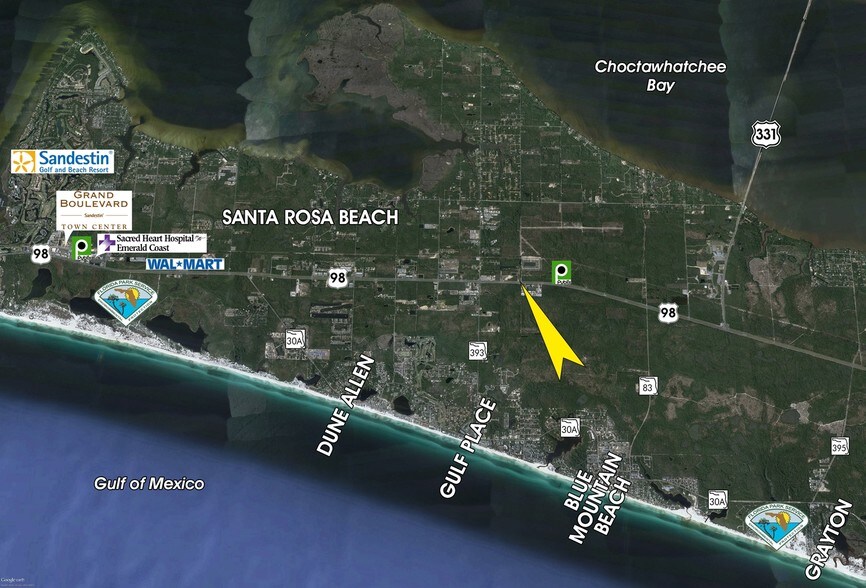 More Photos Of W US 98 Hwy @ Veterans Road, Santa Rosa Beach Land For Sale