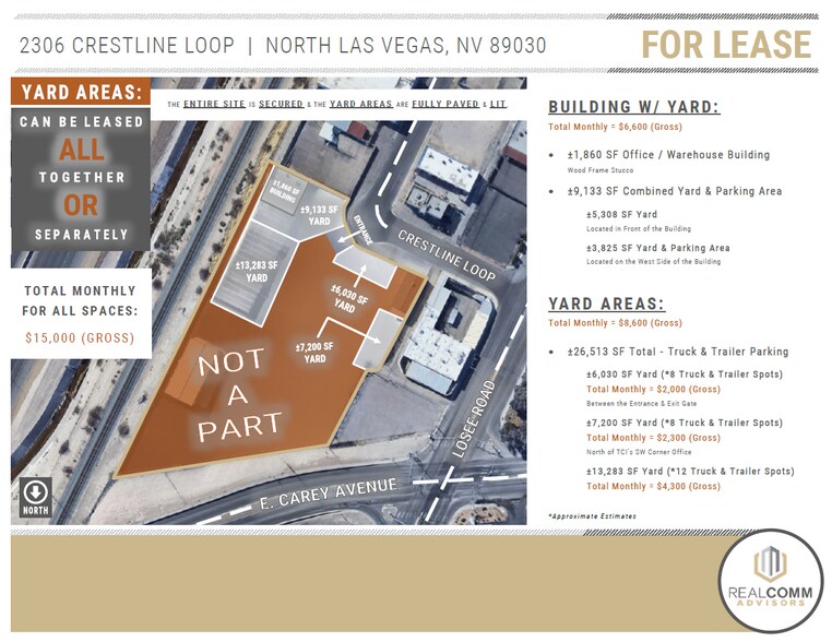 More Photos Of 2306 Crestline Loop, North Las Vegas Contractor Storage Yard For Lease