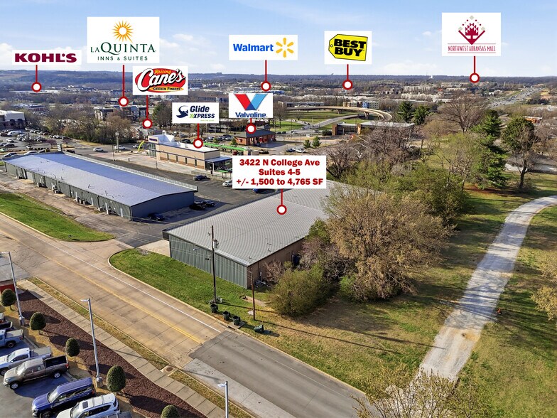 More Photos Of 3416-3422 N College Ave, Fayetteville Unknown For Lease