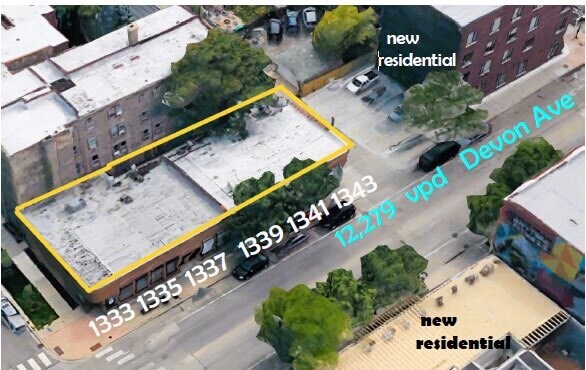 More Photos Of 1333-1343 W Devon Ave, Chicago Storefront Retail Office For Sale