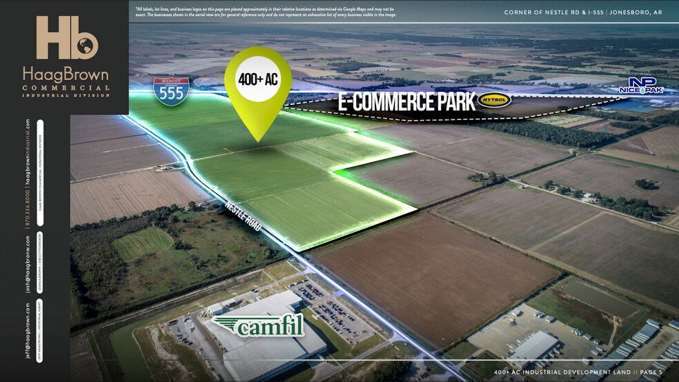 More Photos Of Corner of Nestle Rd and I-555, Bay Land For Sale