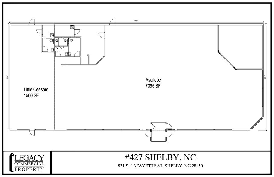 More Photos Of 821 S Lafayette St, Shelby Freestanding For Lease
