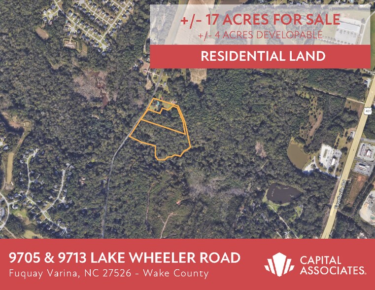 Primary Photo Of 9705 & 9713 Lake Wheeler Road, Fuquay Varina Land For Sale