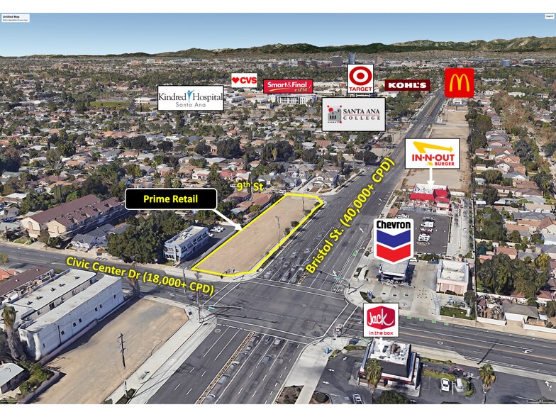 More Photos Of 820-828 N Bristol St, Santa Ana Land For Sale