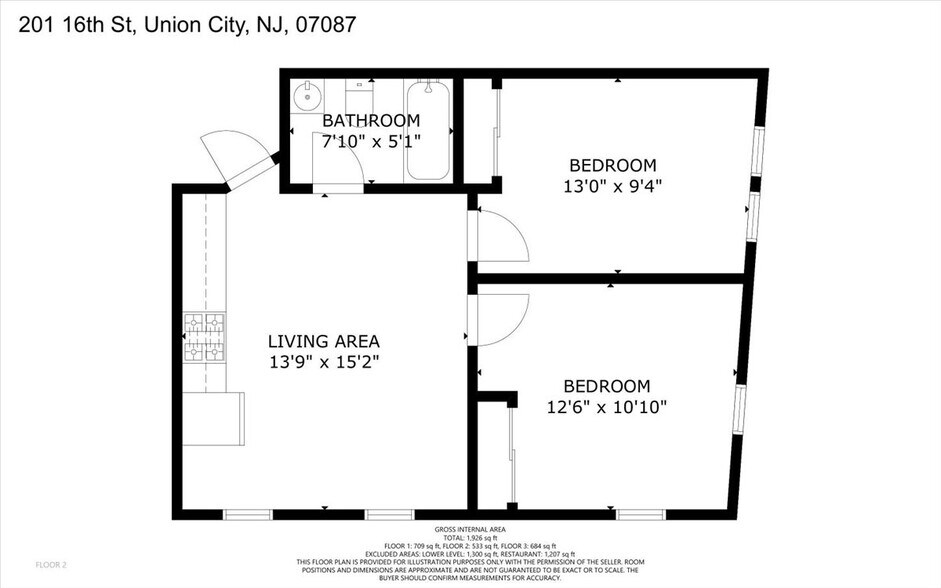 More Photos Of 201 16th St, Union City Storefront Retail Residential For Sale