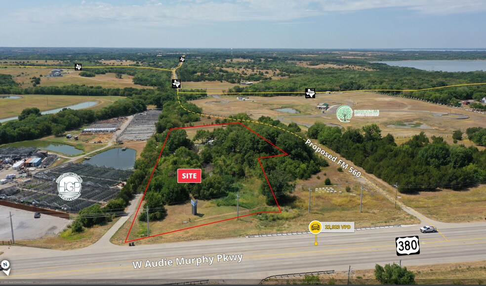 Primary Photo Of 2685 W Audie Murphy Pky, Farmersville Land For Sale