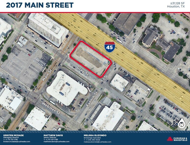 Primary Photo Of 2017 Main St, Houston Land For Sale