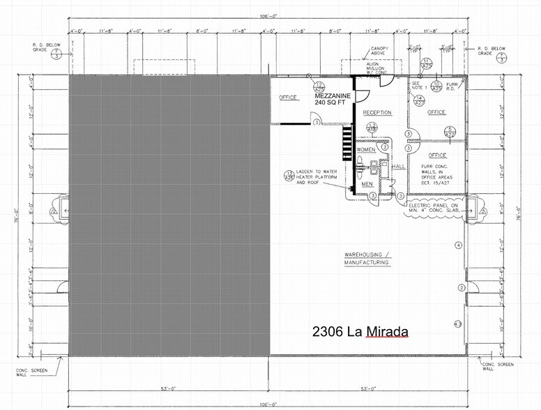 More Photos Of 2306 La Mirada Dr, Vista Warehouse For Lease