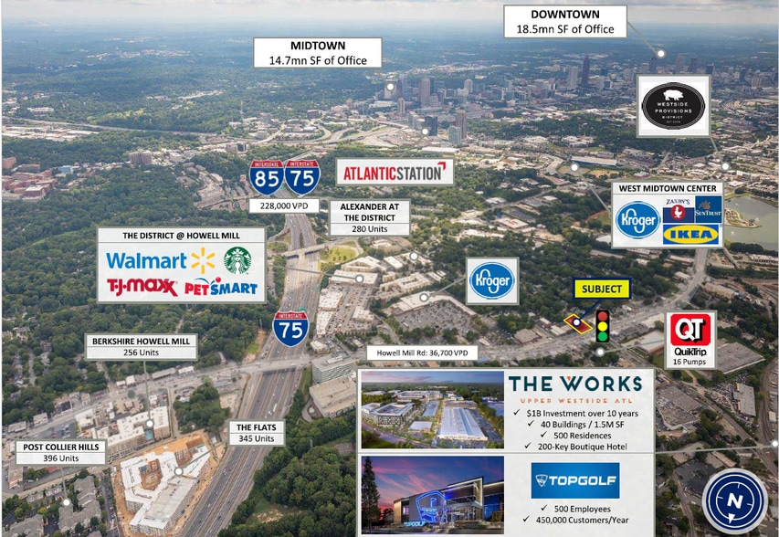 More Photos Of 1671 Howell Mill Rd NW, Atlanta Freestanding For Lease