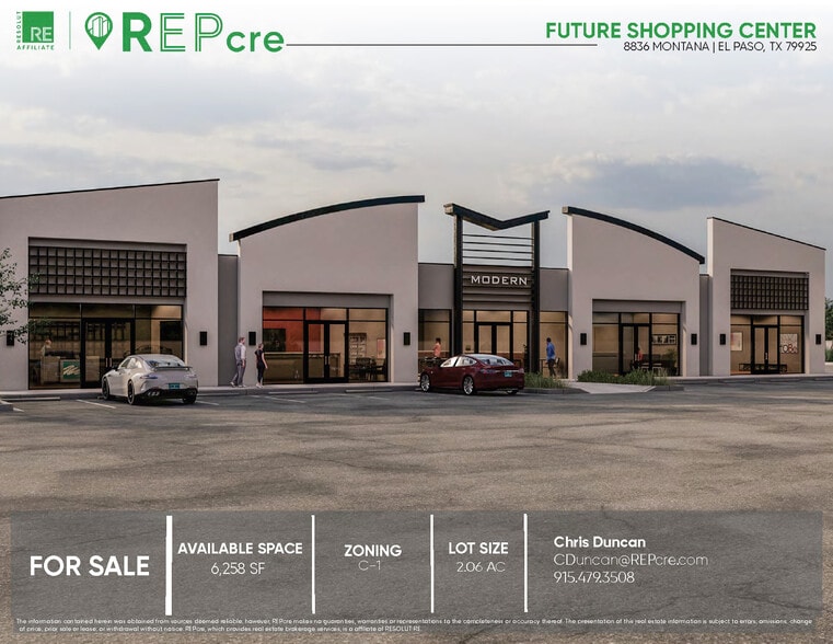 Primary Photo Of 8836 Montana Ave, El Paso Freestanding For Sale