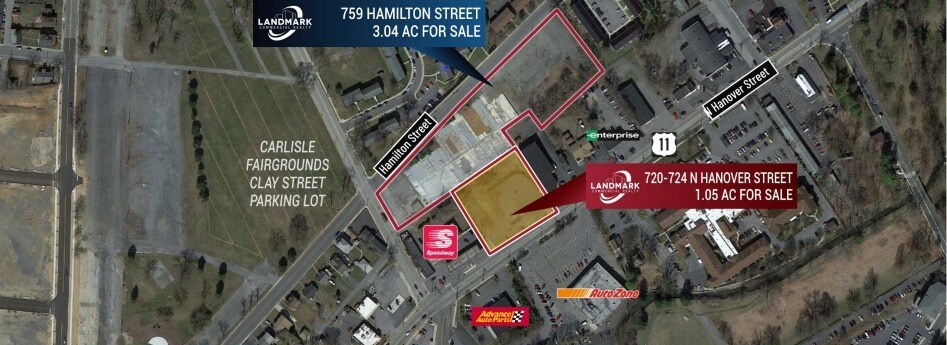 Primary Photo Of 720-724 N Hanover St, Carlisle Land For Sale