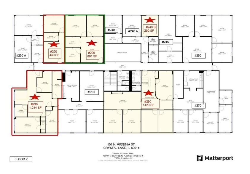More Photos Of 101 N Virginia St, Crystal Lake Medical For Lease