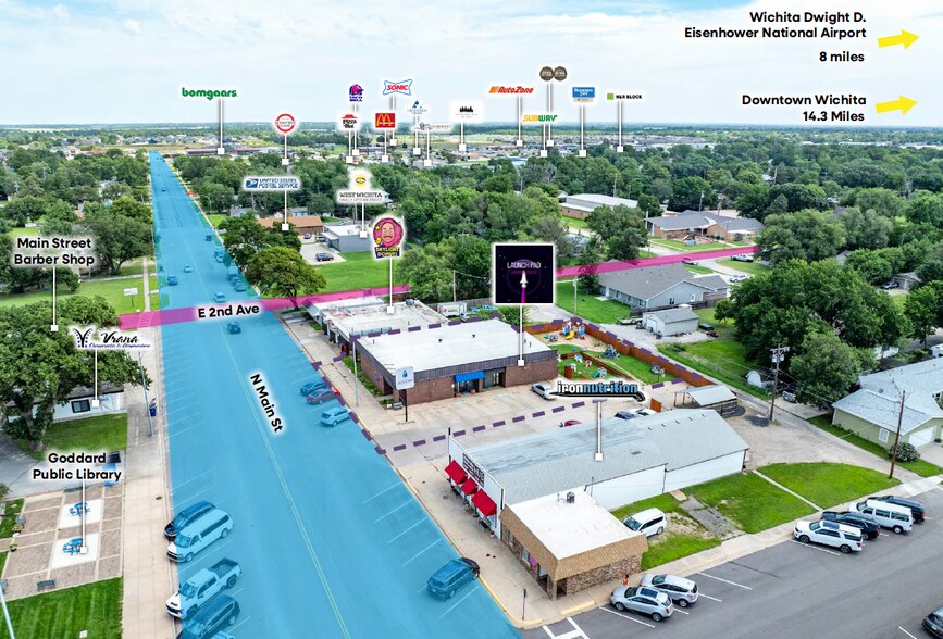 More Photos Of 216 N Main St, Goddard Storefront For Sale