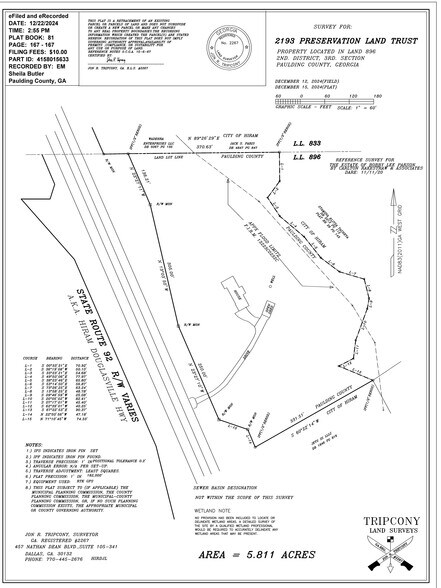 More Photos Of 2193 Highway 92, Hiram Land For Sale