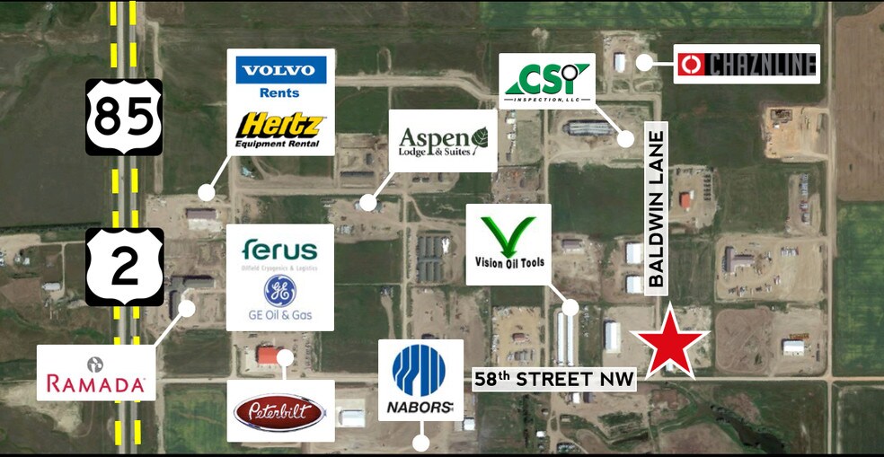 More Photos Of 5806 Baldwin Ln, Williston Warehouse For Lease