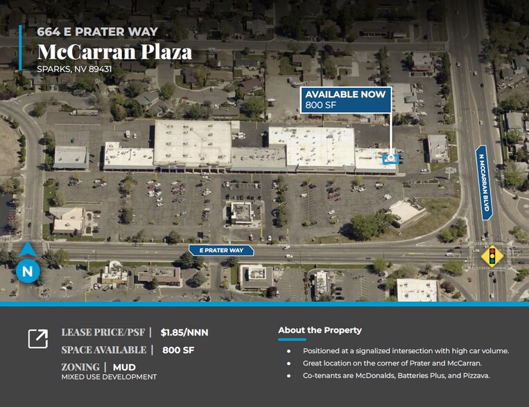 More Photos Of 656-668 E Prater Way, Sparks Storefront For Lease