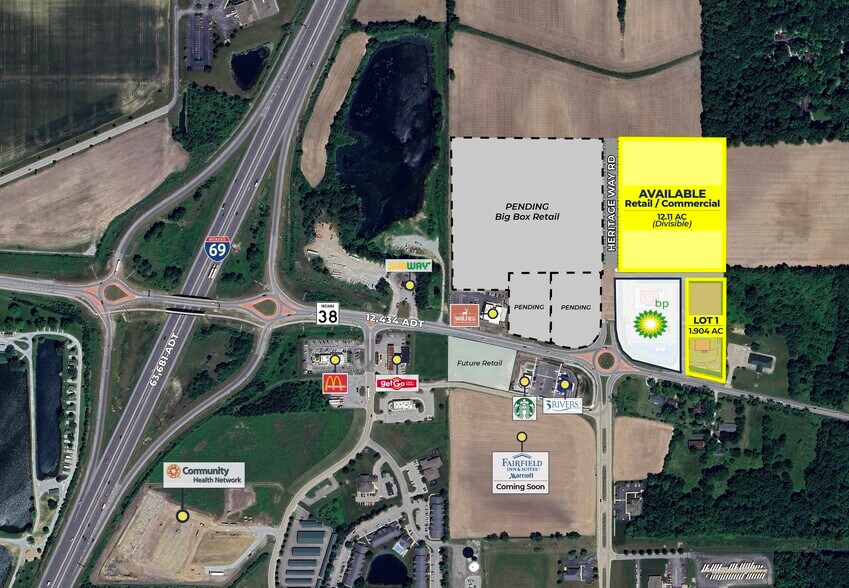 More Photos Of State Road 38 & Heritage Way, Pendleton Land For Lease
