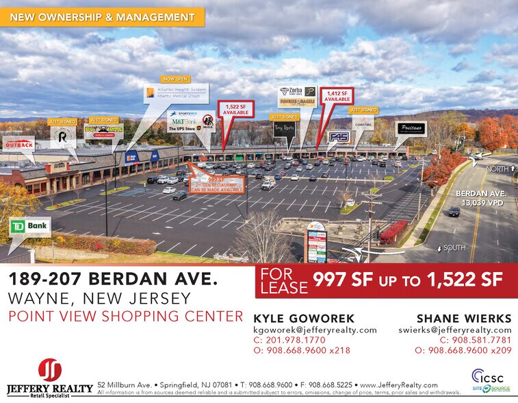 Primary Photo Of 189-207 Berdan Ave, Wayne Unknown For Lease