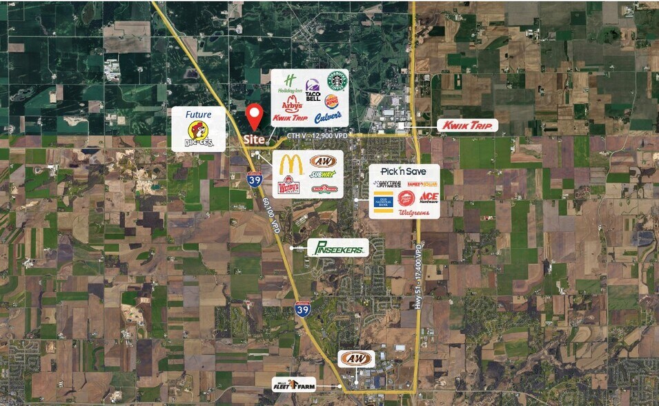 More Photos Of 4884 County Highway V, Deforest Fast Food For Sale