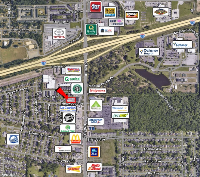 More Photos Of 15959 Hewwood Ave, Baton Rouge General Retail For Lease