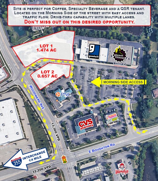 Primary Photo Of NEC E Boughton Rd, Woodridge Land For Lease