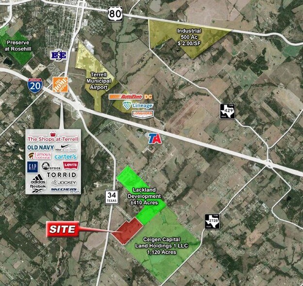 More Photos Of County Road 139, Terrell Land For Sale