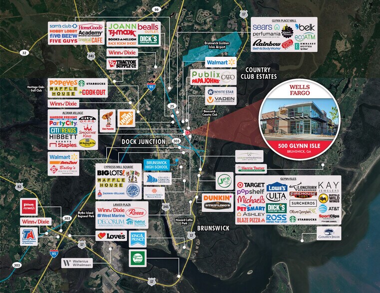 More Photos Of 500 Glynn Is, Brunswick Bank For Sale