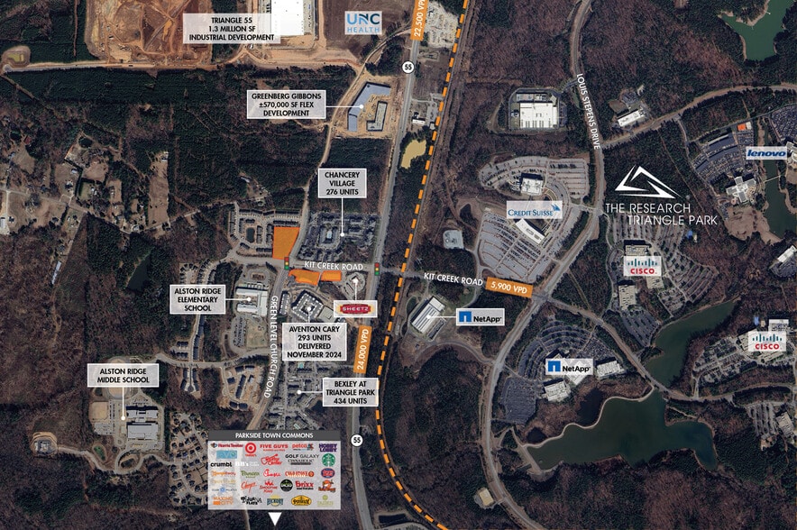 More Photos Of 7625-7655 Kit Creek Rd, Cary Land For Sale