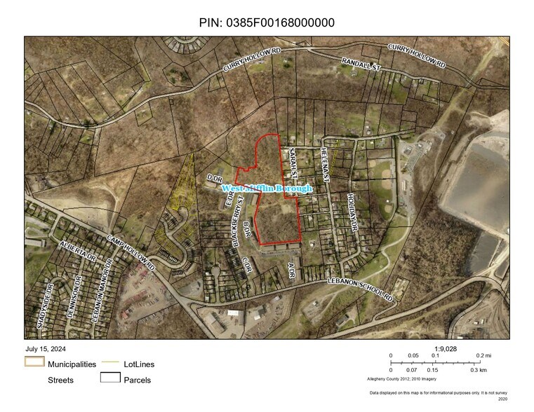 More Photos Of 0 Lebanon School Road, West Mifflin Land For Sale